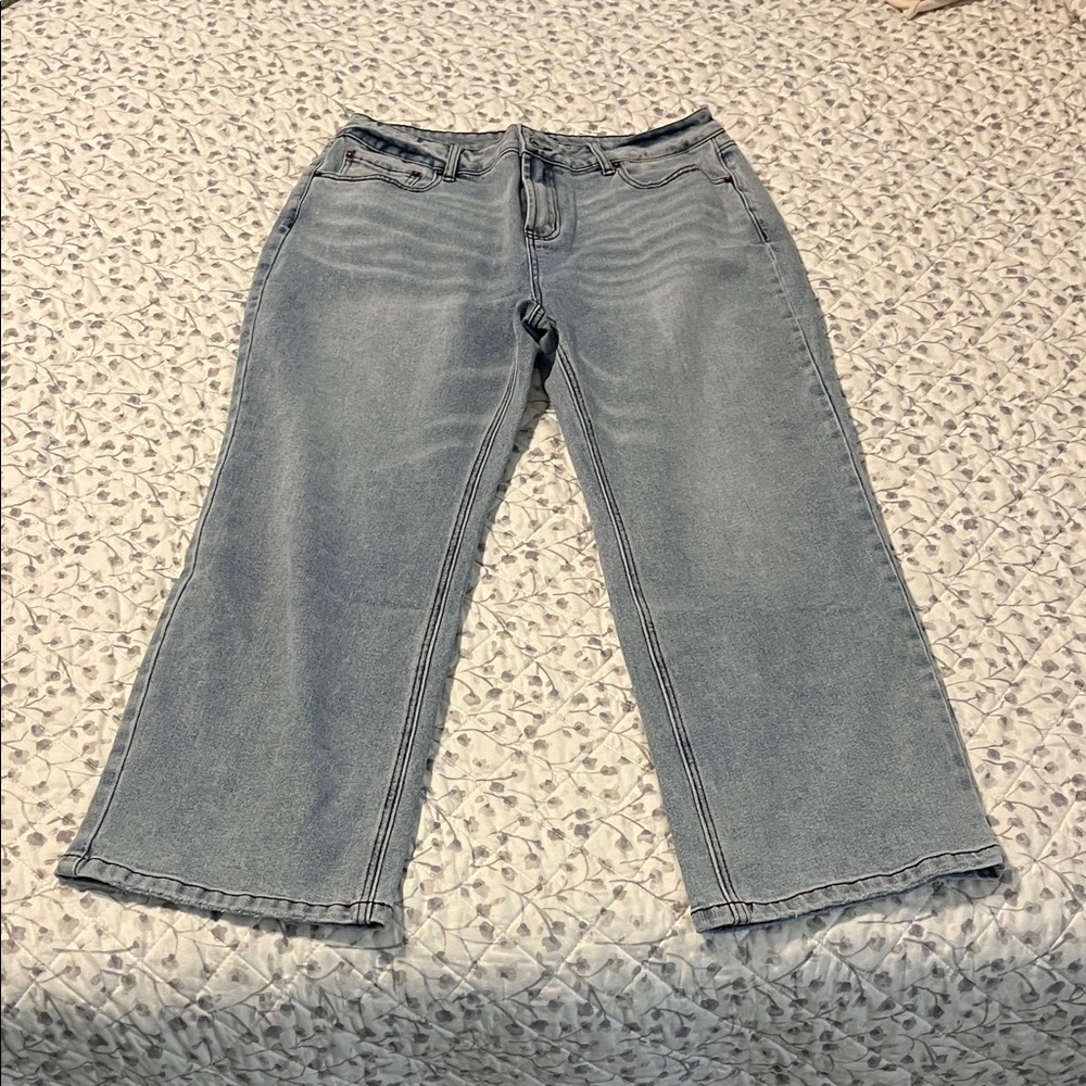 Stylish Light Blue Flare Jeans for Women